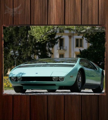 Металлическая табличка Bizzarrini Manta